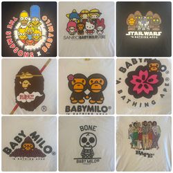 A Bathing Ape - Bape Tees, Polos & Button Downs Sz M-L