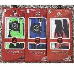 Pack Of 3 Zero Friction Golf Glove Lime Junior Left Hand Size One