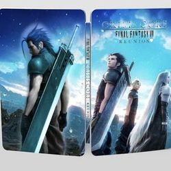 Final Fantasy VII Crisis Core Reunion Custom made Steelbook for Nintendo switch (No Game) New