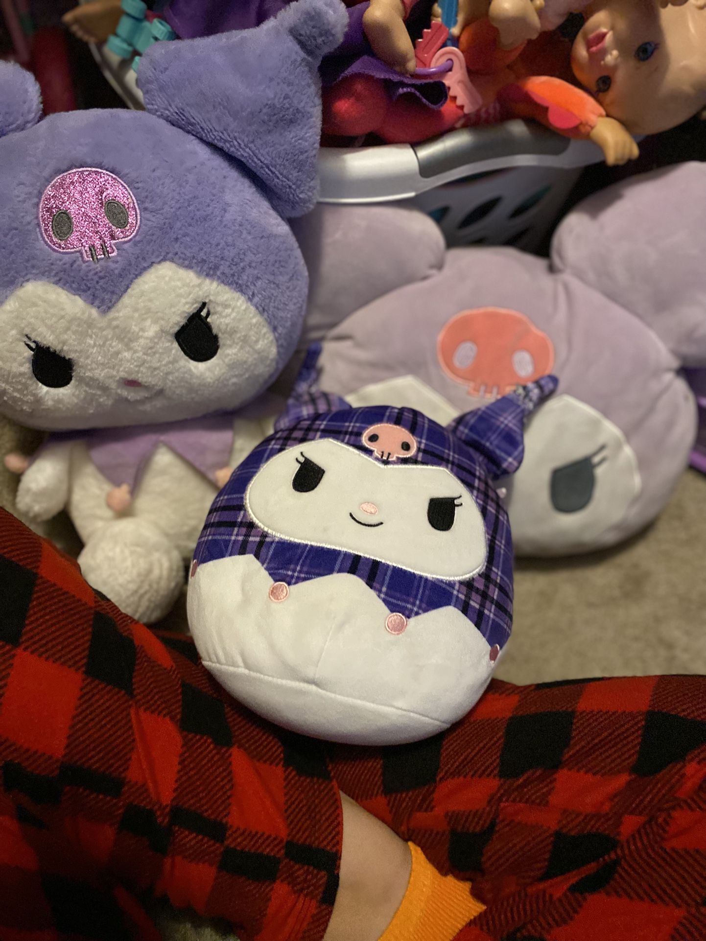 Kuromi Plushies And Pillow 