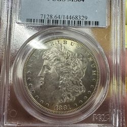 1881 O Morgan silver Dollar PCGS MS64