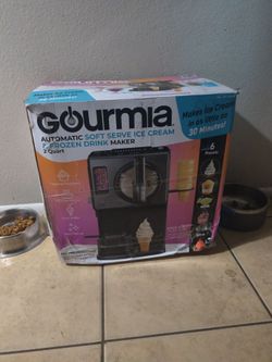Gourmia Automatic Soft Serve Ice Cream & Frozen Drink Maker