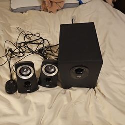 Logitech Speaker System W/Subwoofer