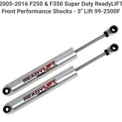 ReadyLIFT 99-2500F Front SST Shock for 2005-2016 Ford FORD F250, Ford F350 , Ford F450 - 5" Front Lift