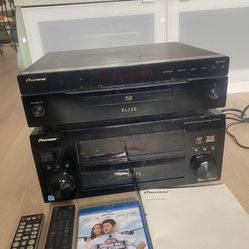 Pioneer Receiver + Pioneer DVDs Player