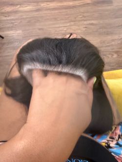 30in 100%  HUMAN HAIR Lace Transparent Lace Frontal 13x6