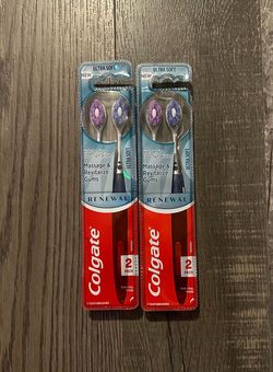 Colgate Renewal Gum Ultra Soft Toothbrush 2 Pack $7 Each Pack