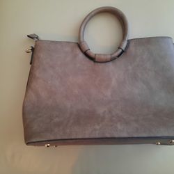 Sharp Faux Leather Hand Bag