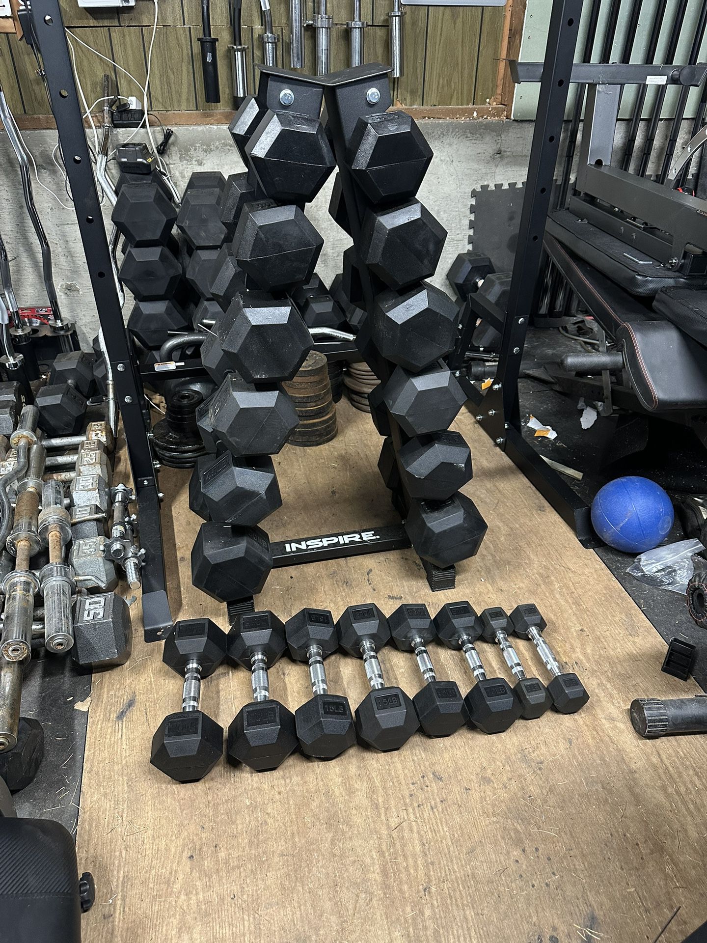 Dumbbell Set: 5 to 50lbs 