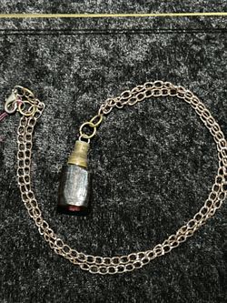 Necklace Chocolate rectangle Bullet Jewelry bead pendant