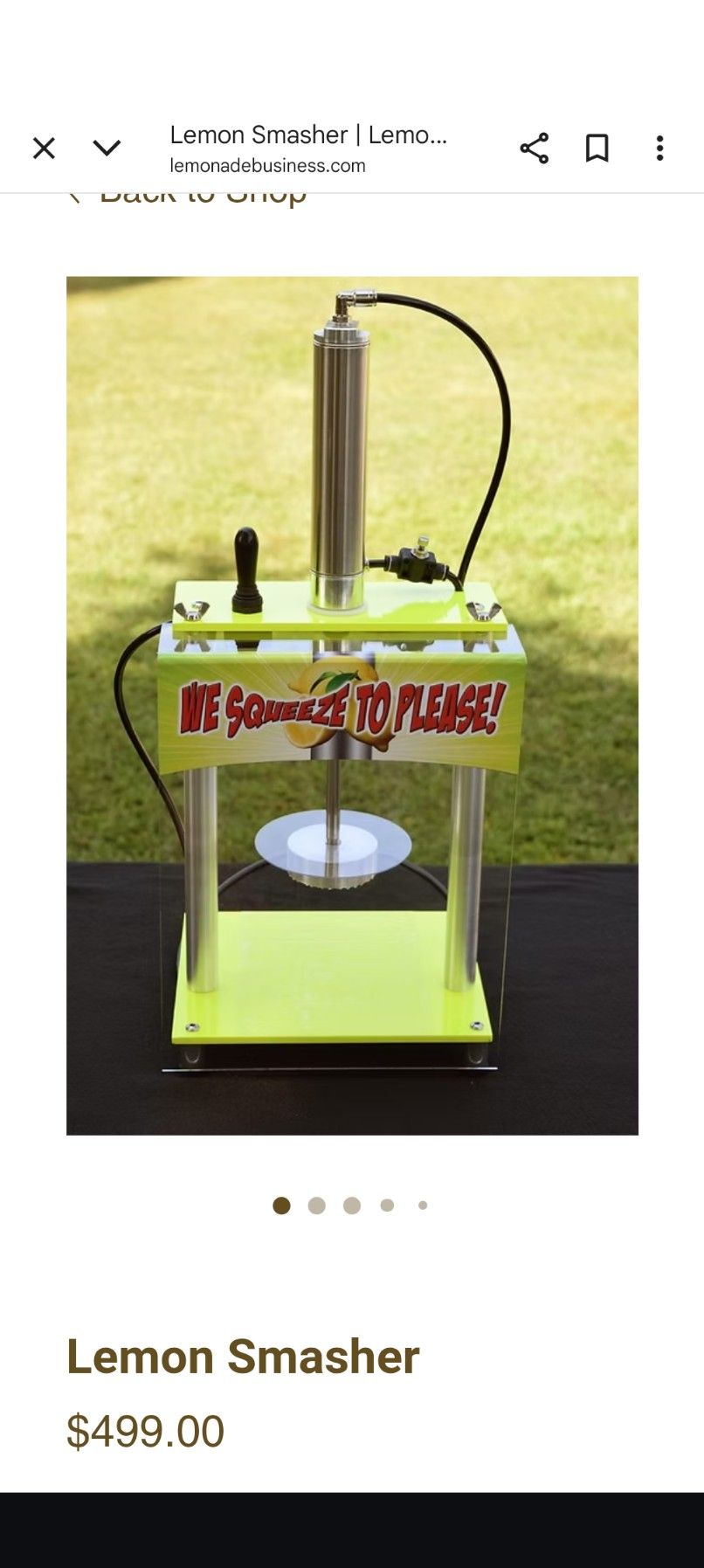 Brand New Lemonade Smasher 