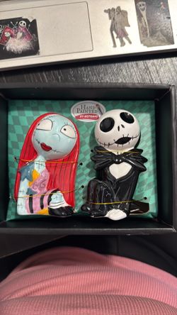 Jack and sally salt and pepper shaker