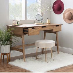 Rattan Desk