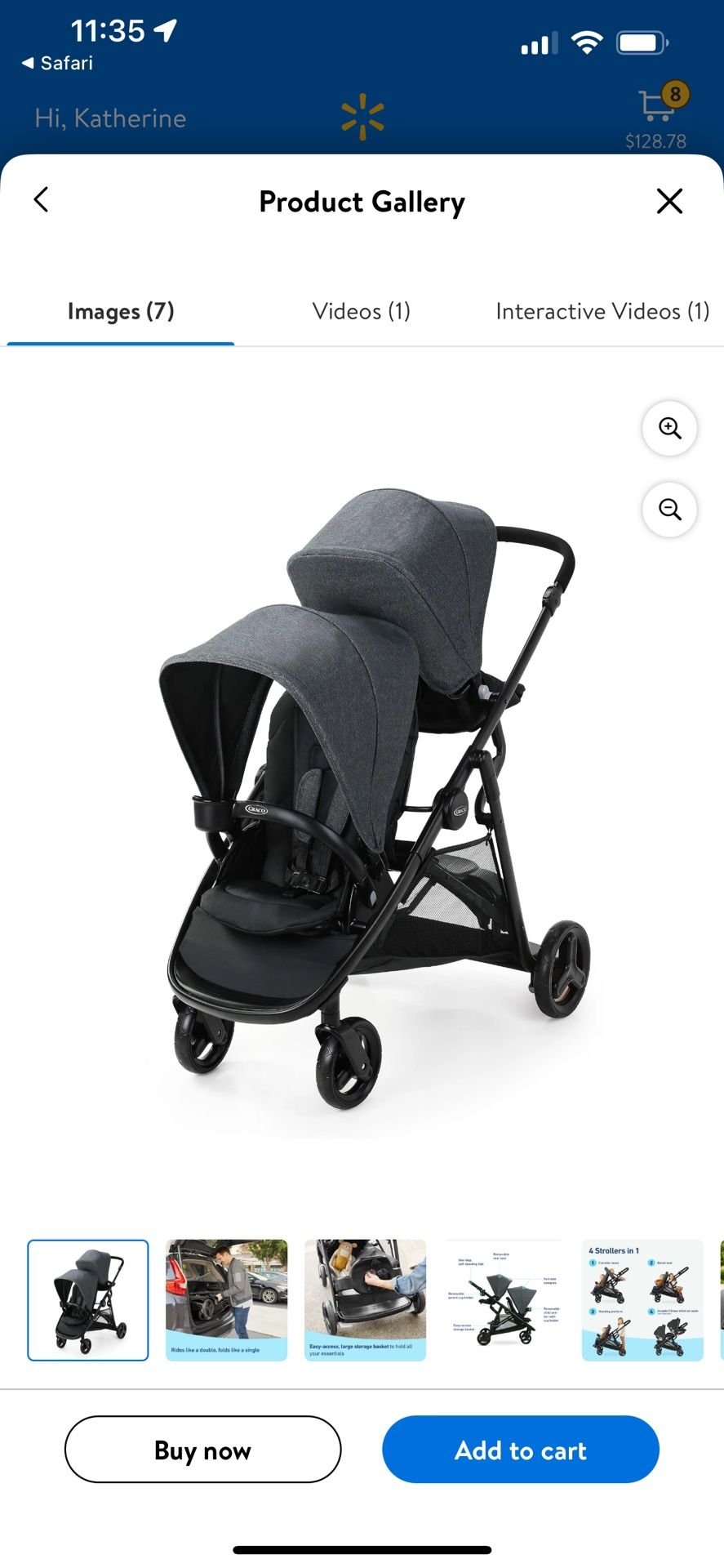 Graco Double Stroller (coche Doble)