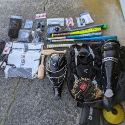 Misc baseball Equipment (For Ages 12-15)