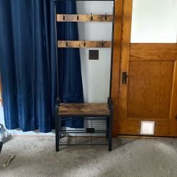 Coat And Shoe Rack