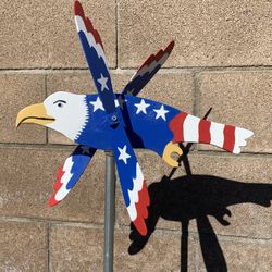 Patriotic Eagle Whirlygig Custom Made