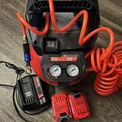 CRAFTSMAN V20 2.5-Gallon Single Stage Portable Cordless Electric Pancake Air Compressor