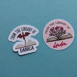 Personalized Library Stickers 