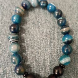 Blue Tiger Eye Bracelet