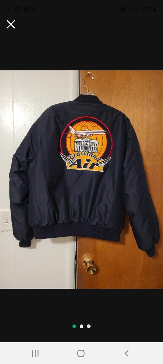 Elvis Presley Lisa Marie Graceland Air Pilot Jacket