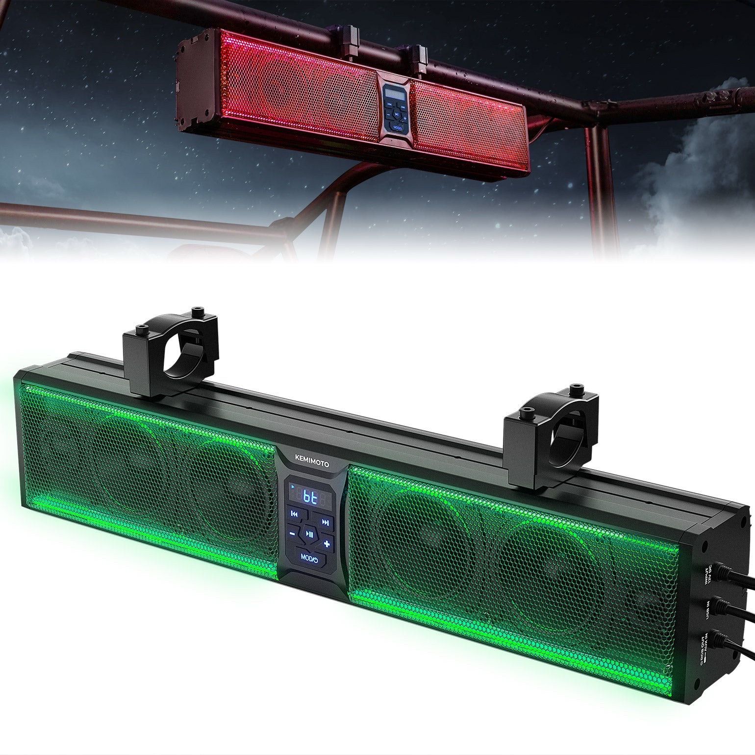 Speaker 26'' RGB Universal Sound Bar for Can Am