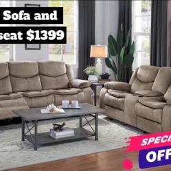 2 Pc Sofa And Loveseat 