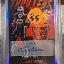 Chris Olave Thrillers Rookie Auto /75 for Sale in Placentia, CA