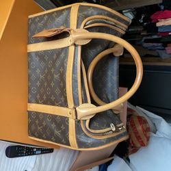 Louie Vuitton Dog Carrier 50