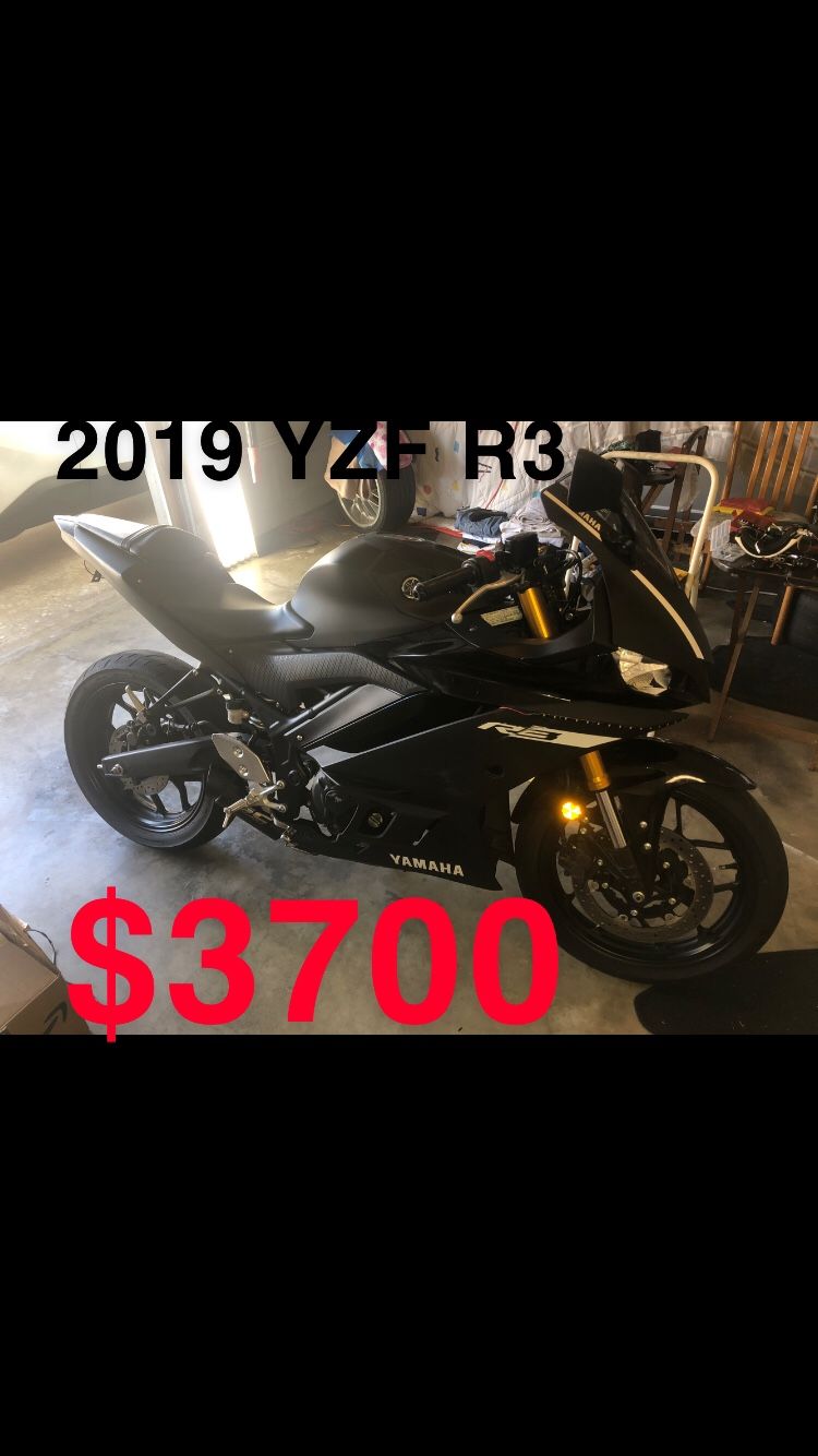 2019 Yamaha Yzf R3 Salvage Title Current Tags Trade