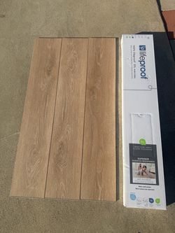 Lifeproof Dusk Cherry Waterproof Luxury Vinyl Plank Flooring - 7mm, 6 MIL