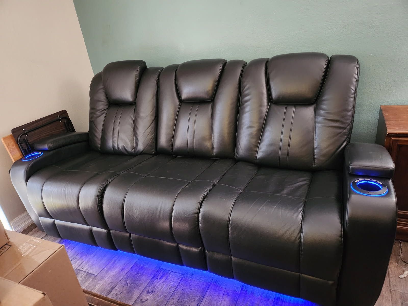 Leather Powered Recliner