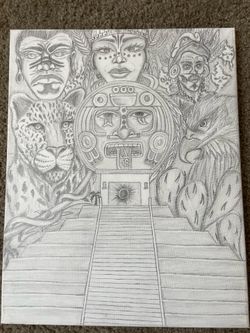 Aztec canvas