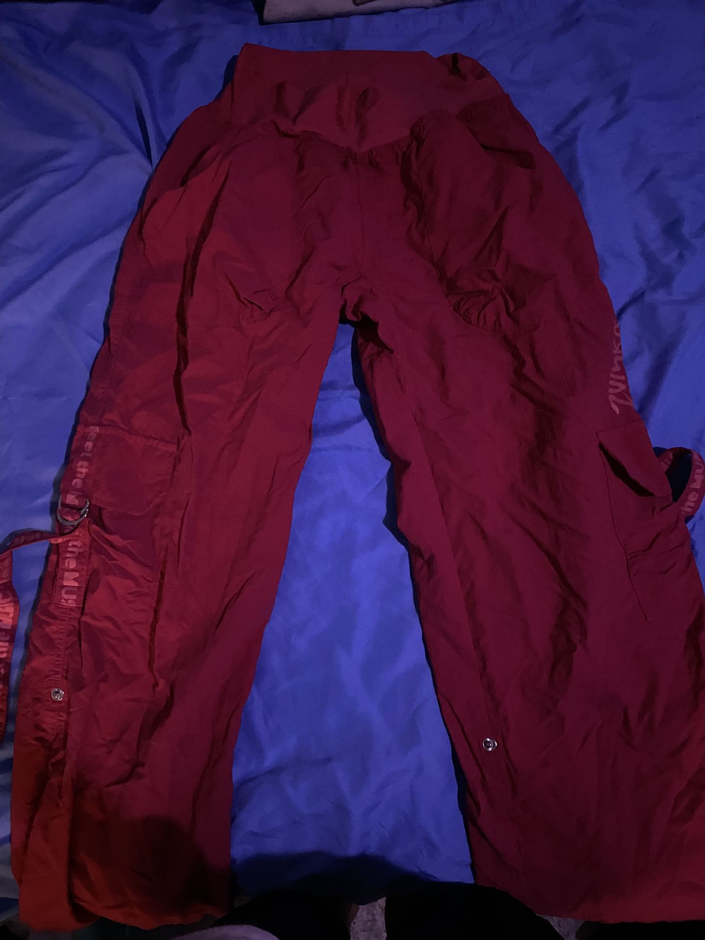 medium, pink, cargo pants