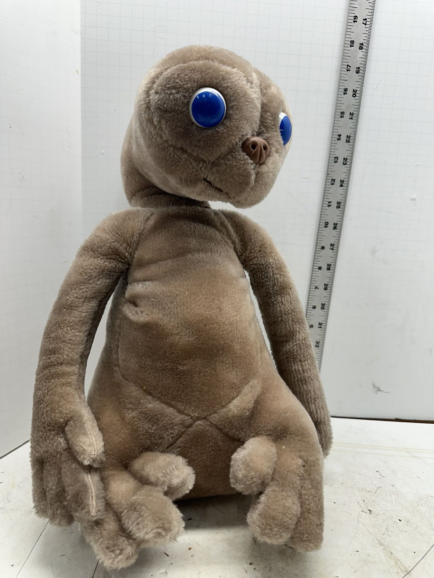 Vintage 1982 15" Kamar E.T. the Extraterrestrial 80's Plush Doll Figure #07