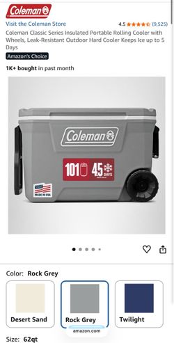 Coleman cooler