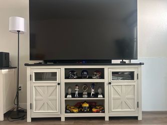 75” tv stand + record player stand