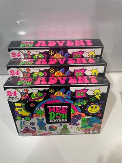 Needoh Advent Calendar 24 Surprises! Set of 3