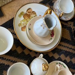 Antique tea cups