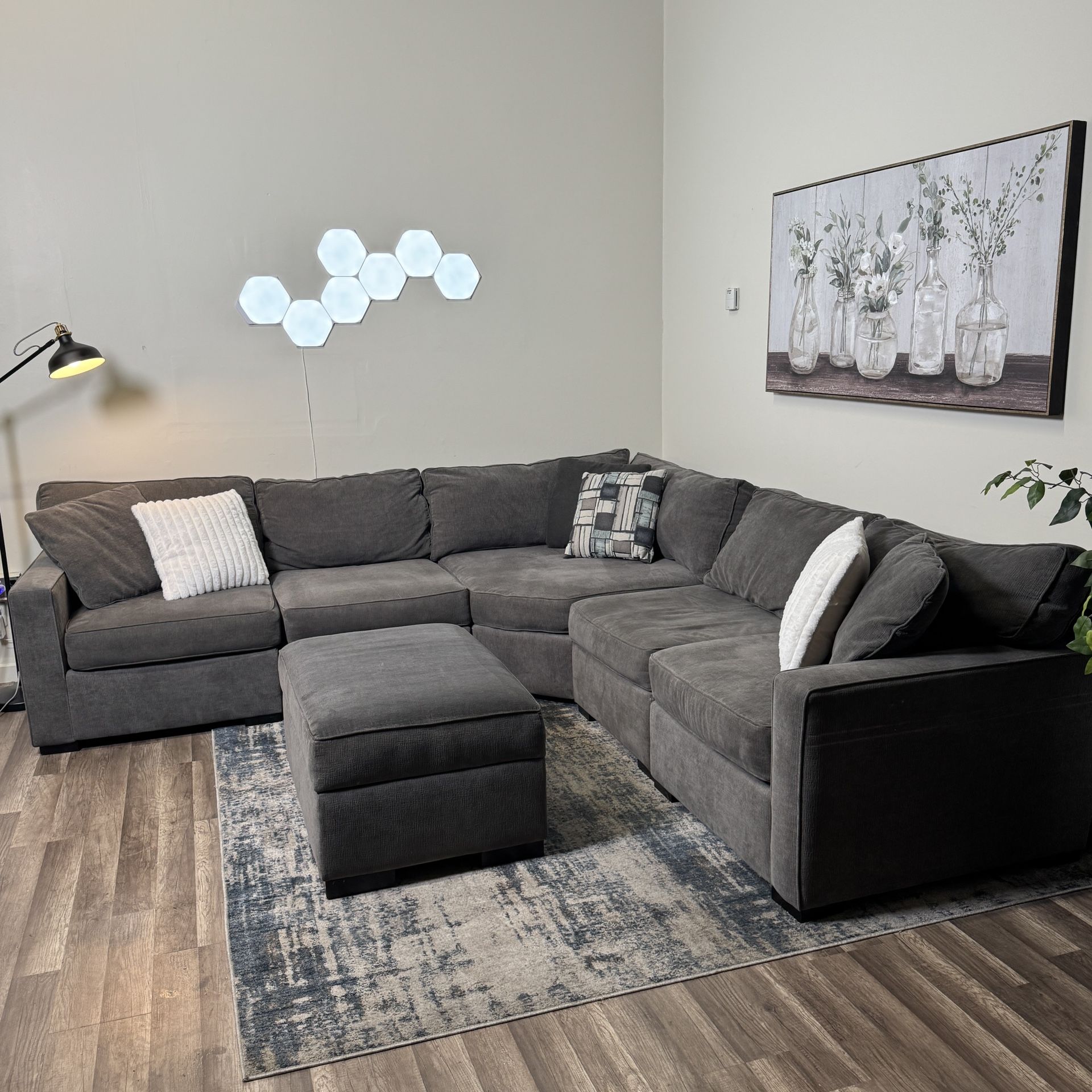 FREE DELIVERY Gray Modular Sectional Couch