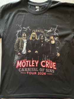 Mötley Crüe Carnival of Sins Tour 2026 T-Shirt
