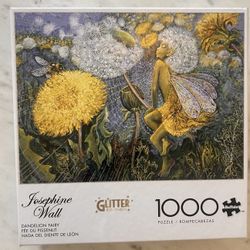 Buffalo Games Glitter Edition - Dandelion Fairy - 1000 Piece Puzzle