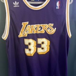 Los Angeles Lakers Jersey Kareem Abdul Jabbar Mens XXL
