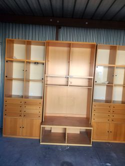 Entertainment center and you can put big screen tv