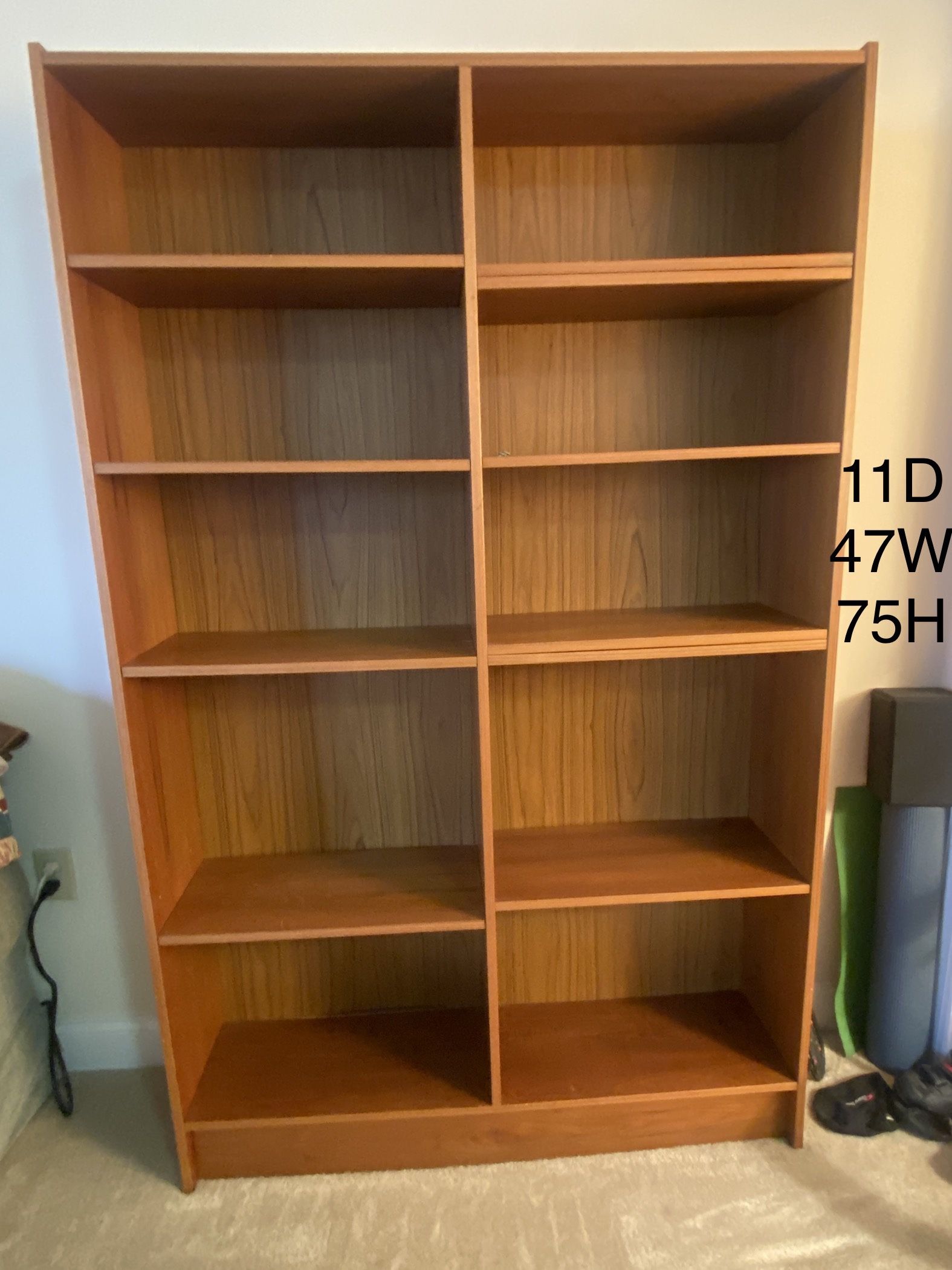 TEAK, desk $399, bookcase $200 located in eagleview