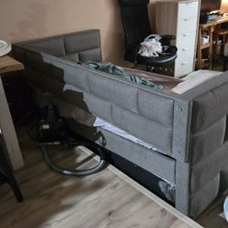 Gray Trundle Bed