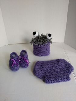 Boo crochet set