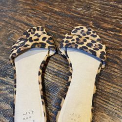 Leopard Flats Size 11