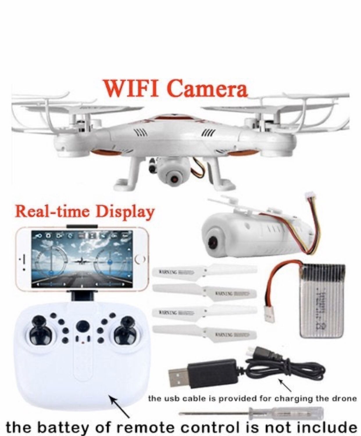 2019 New Wifi FPV Quadcopter Drone **3 LEFT** ( $40 EACH)