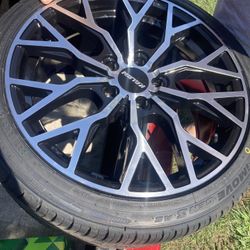 17 Inch Rims And Tires Brand New Only Had Two Weeks 